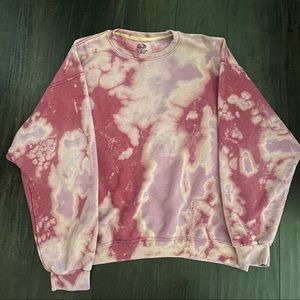 CUSTOM Bleach Dyed Crewneck